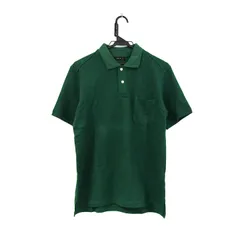 コムサイズム ポロシャツ 半袖 トップス メンズ Mサイズ グリーン COMME CA ISM 【中古】
