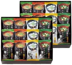 「たん熊北店」料亭彩椀ギフトセット（MTK-24N）フリーズドライ　ほうれん草のおみそ汁　ゆばのお吸い物　かにのおみそ汁　わかめととうふのおみそ汁　贈り物　ギフト　お中元　お歳暮　お供え　非常食