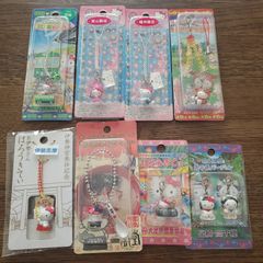 ご当地キティ　根付け　ファスナーチャーム　8個セット