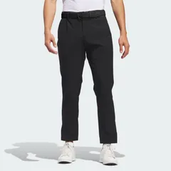 ★アディダス ゴルフ adidas GOLF 定価9900円 新品 メンズ 撥水 サイドシャーリング チノパンツ ロングパンツ 黒 [IQ2942-85] 四 弐★QWER