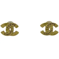 シャネル CHANEL ココマーク ピアス チャーム付き CC ピアス GP ゴールド レディース 【中古】