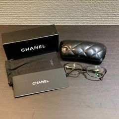 ★お盆期間限定価格★  シャネル CHANEL ココマーク リボン フレーム 眼鏡 めがね メガネ グレー 茶 ブラウン 黒 ブラック 度入り B709/T25/T29