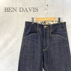 美品 BEN DAVIS ベン デイビス BDY-572 デニム パンツ ジーンズ ボトムス 30 濃紺 メンズ