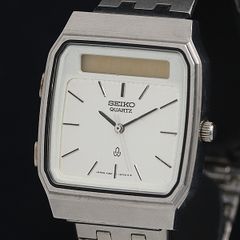 人気モデル】SEIKO H357-5130 アナデジ メンズ腕時計 シルバー - メルカリ