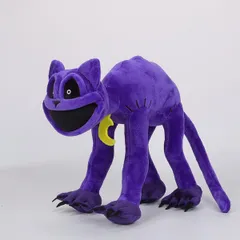 【在庫セール】Critters キャットナップ Smiling CatNap DogDay スマイリングクリッターズ ンスター ゲーム ポピープレイタイムグッズ ファンへ 贈り物 ぬいぐるみ キャットナップ (紫です（CATNAP）)