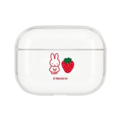 MF-381A STRAWBERRY STRAWBERRY MIFFY MIFFY Proクリアケース AirPods ミッフィー グルマンディーズ(Gourmandise)