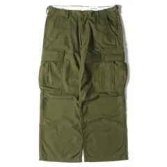 YAECA ヤエカ パンツ サイズ:LARGE-REGULAR リラックス サテン カーゴ FATIGUE PANTS 15620 ファティーグ トラウザー RELAX LIKE WEAR ライクウェア オリーブ 日本製 ブランド ボトムス ズボン 軍パンのサムネイル