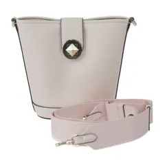 Kate Spade ケイトスペード オードリー ミニバケット ショルダーバッグ K8103 レザー ライトピンク系 ゴールド金具 ターンロック ポシェット 