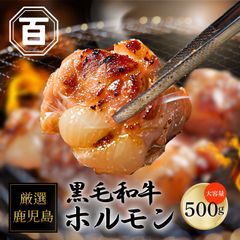 鹿児島県産 極上！黒毛和牛ホルモンミックス 冷凍 500g 【小腸・シマチョウ・赤センマイ】味付けなし 【お家で簡単！プロの下処理説明書付き】冷凍 焼肉 もつ鍋 テチャン テッチャン 国産 和牛 バーベキュー ギアラ