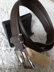 【新品】PRAIRIEプレリー　ブランド　ベルト(本革)　茶系