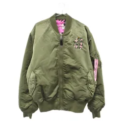 ANTI SOCIAL SOCIAL CLUB (アンチソーシャルソーシャルクラブ) Alpha Industries x ASSC MA1 Jacket アルファ インダストリーズ x ASSC MA1 ダウンジャケット カーキのサムネイル