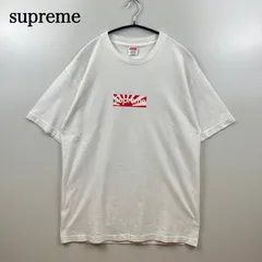 supreme シュプリーム benefit box logo tee 旭日旗 超レア Supreme Benefit Box Logo Tee 旭日旗 東日本｜Yahoo!フリマ