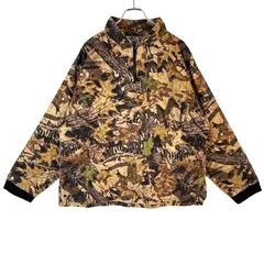 USA製ブラックマウンテンBlack mountainハーフジップジャケットハンティングジャケットプルオーバーブルゾンREALTREEリアルツリーカモ迷彩カーキブラウン茶色グリーン緑アウトドア森林自然vintageヴィンテージ40628