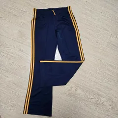 adidas（アディダス）トラックパンツM ジャージ ネイビー✖︎イエロー adidas - adidas トラックパンツ M ネイビー×イエローの通販 by