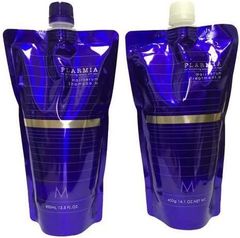 ミルボン MILBON プラーミア ヘアセラム シャンプーM＆トリートメントM 各400mL レフィルセット