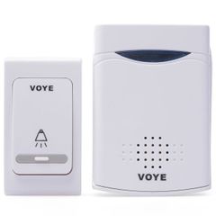 ワイヤレス チャイム 簡易チャイム 送信機１個 受信機1個セット 無線 部屋 枕元 呼び鈴 呼び出し 介護 防犯 電池式 配線不要 dar-chime03