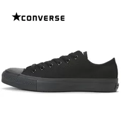 コンバース オールスター OX キャンバス ブラックモノクローム 黒 CONVERSE  ALL STAR OX BLACK MONOCHROME cons