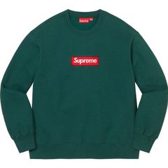 Supreme box logo クルーネック ボックスロゴ スウェット エンジ