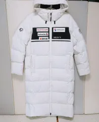 S DESCENTE(デサント) アウディ ロングパッド入りジャンパー 白 1201