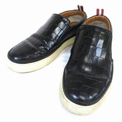 美品 WH×ドレステリア ウイングチップレザースリッポン ブラック26cm 