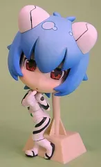 【中古】フィギュア 綾波レイ プラグスーツVer. ぷちえう  ぁ でふぉるまにあこれくしょん第弐弾「新世紀エヴァンゲリオン」