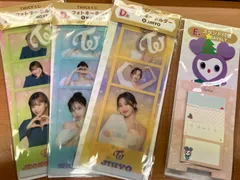 TWICE 一番くじ D賞 フォトキーホルダー ジョンヨン/ナヨン/ジヒョ E賞 スタンド付箋