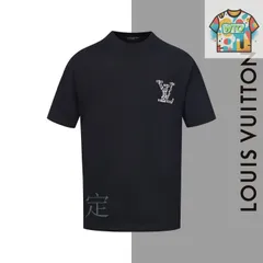 【今日特価】Louis Vuitton LV Sequin Bead Letter Small Logo T シャツ
