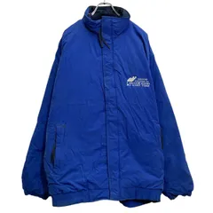 WESTERN CONCEPTS ナイロンジャケット 2XL ブルー ビッグサイズ フルジップ 防寒 カナダ製 古着卸 アメリカ仕入 a612-7623