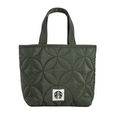 【新品】 台湾スターバックス限定 キルティング リバーシブルトートバッグ ドリンクバック スタバトートバッグ 台湾限定
