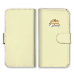 Galaxy S23 SC-51D SCG19 ケース 手帳型 ギャラクシーS23 スマホケース 携帯ケース ホットケーキ パンケーキ スイーツ デザート 可愛い シュール 面白 パステル パステルカラー カラー05