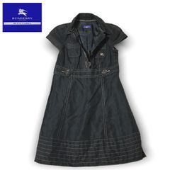 【美品】クリーニング済★バーバリーブルーレーベル デニムワンピース サイズ38