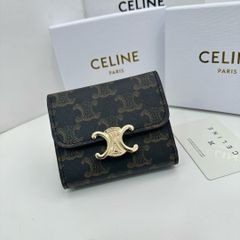 セリーヌ（Celine）三つ折り財布 牛革 モノグラム