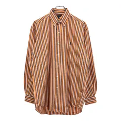 RALPH LAUREN ラルフローレン BLAKE ボタンダウン チェックシャツ オレンジ(メンズ S)中古 古着 U7424