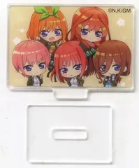【中古】アクリルスタンド・アクリルパネル 集合(イエロー) アクリルミニスタンド 「映画 五等分の花嫁」