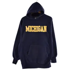 古着 STEVE AND BARRYS MICHIGAN ミシガン大学 カレッジ スウェットプルオーバーパーカー メンズM/eaa313360のサムネイル