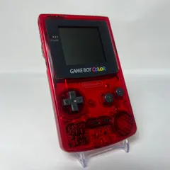 GAME BOY ゲームボーイカラー 本体 GBC クリアレッドのサムネイル