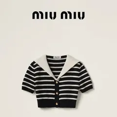 2024年最新】miumiu ニット 長袖の人気アイテム - メルカリ 