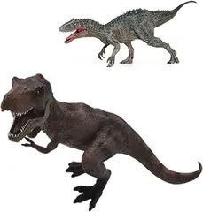 UTST 恐竜 フィギュア おもちゃ 子供インドミナスレックス ティラノサウルス プレゼント 6＋ 赤T. rex＋子供ミナス