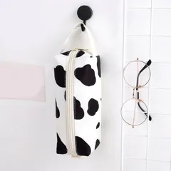 牛柄 ペンケース 2 ポーチ おしゃれ 大容量 可愛い シンプル 韓国 筆箱 大人 海外 収納 化粧ポーチコンパクト 女子 かわいい オシャレ 白 女の子 入学祝い アニマル 人気 スリム 収納ケース 誕生日 記念日 select ギフト プレゼント などに