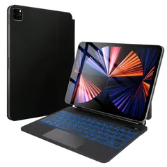 新品 SOPPY マジックキーボード 2024 iPad Air6 (M2) 11インチ iPad Pro第1/2/3/4世代 11インチ iPad Air第4/5世代 10.9インチ に対応キーボード付きケース 日本語配列 マルチタッチ 磁気吸着 電量表示