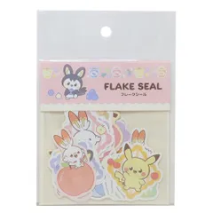 【メール便】ポケットモンスター フレークシール ダイカットミニシール ポケピース フルーツ ポケモン マリモクラフト デコレーション デコシール キャラクター グッズ 