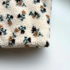 韓国生地 ボア生地 花柄 輸入生地 布 韓国子供服 ハンドメイド