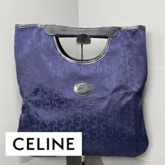 ✨️良品✨️CELINE NOEVIRコラボ トートバッグ キャンバス ネイビー セリーヌ ノエビア コラボ トートバッグ マカダム ネイビー