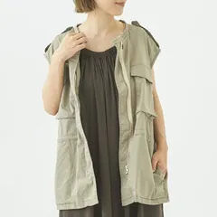 Plage (プラージュ) ■■ ①③ 22011922703020 M-65 military vest レディース カーキ FREEのサムネイル