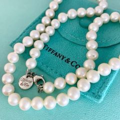 ティファニー ハードウェア 5mm パール ロング ラップ ネックレス S78e