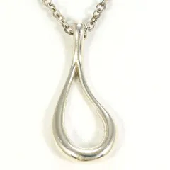 ティファニー　オープンティアドロップ　シルバー　ネックレス　necklace　総重量約1.7g　約42cm