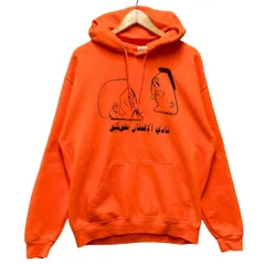 BREAKFAST CLUB ブレックファストクラブ ×Barry McGee スウェット パーカー オレンジ サイズXL相当 正規品 / 40257