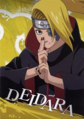 [중고] 클리어 포스터 A3 클리어 포스터 데이달라 [이치 반 쿠지 NARUTO- 나루토- 질풍전 연결되는 생각] F상
