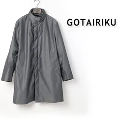 442 新品  7.5万円 gotairiku 五大陸 ラスタードビーメモリーラミネーションコート_スタンドカラー ロング コート  LLのサムネイル