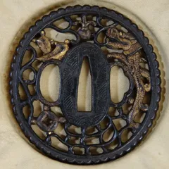 鍔 龍紋 武具 550 剣道 鍔 かっこいい 化粧鍔（14種類） Kesyou-Tsuba(Reinforced
